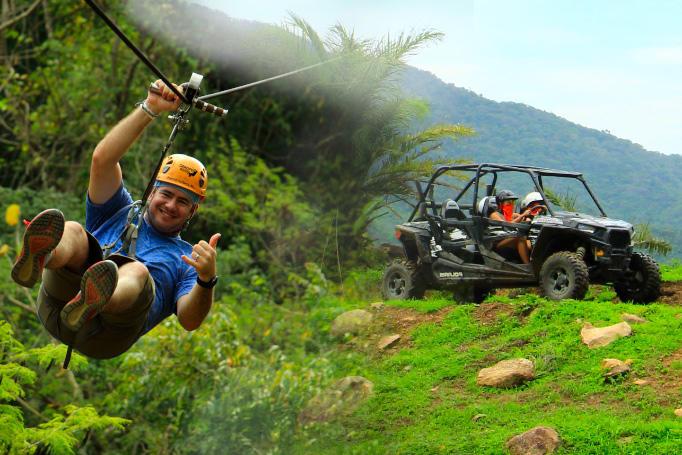 Zipline RZR Combo | Jet's Top Tours, Mexico