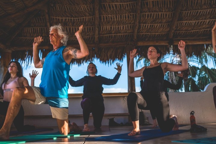 a group of people posing for the camera