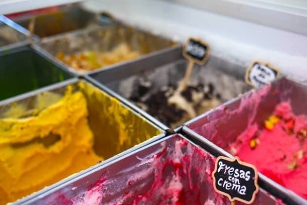 a plastic container filled with food